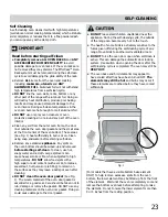 Preview for 23 page of Frigidaire FGEF3030PB Use & Care Manual