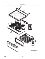 Preview for 6 page of Frigidaire FGEF3031KBA Service Parts Catalog