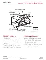 Preview for 5 page of Frigidaire FGEW2745KB - Gallery 27" Convection Single Oven Specifications