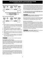 Preview for 5 page of Frigidaire FGF312ASA Installation Instructions Manual