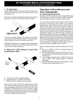 Preview for 7 page of Frigidaire FGF312ASA Installation Instructions Manual