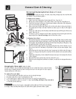 Preview for 10 page of Frigidaire FGF318MXECA Use & Care Manual