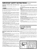 Preview for 4 page of Frigidaire FGF354BGWC User Manual