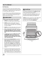 Preview for 24 page of Frigidaire FGGF3054KB - Gallery - Convection Gas Range Use And Care Manual