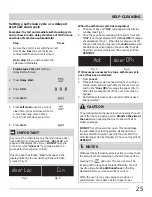 Preview for 25 page of Frigidaire FGGF3054KB - Gallery - Convection Gas Range Use And Care Manual