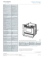 Preview for 2 page of Frigidaire FGGS3065P F Specfications