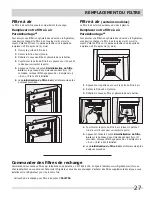 Preview for 27 page of Frigidaire FGHB2844L M (French) L'Utilisation Et L'Entretien