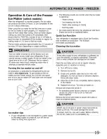 Preview for 19 page of Frigidaire FGHB2866 Use & Care Manual