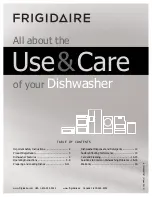 Preview for 1 page of Frigidaire FGHD2472PB Use & Care Manual