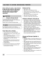 Preview for 16 page of Frigidaire FGHD2472PB Use & Care Manual