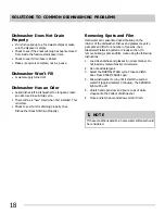 Preview for 18 page of Frigidaire FGHD2472PB Use & Care Manual