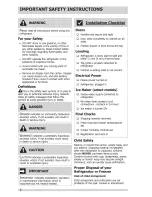 Preview for 2 page of Frigidaire FGHG2344MF6 Use & Care Manual