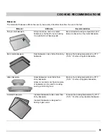 Preview for 9 page of Frigidaire FGIC3066TB Use & Care Manual