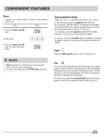 Preview for 25 page of Frigidaire FGMV153CLBA Use & Care Manual