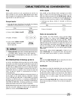 Preview for 25 page of Frigidaire FGMV185KB - Gallery 1.8 cu. Ft. Microwave (Spanish) Uso Y Cuidado