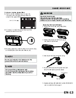 Preview for 13 page of Frigidaire FHWC3050RS Installation, Use & Care