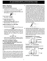 Preview for 3 page of Frigidaire FLF337AWD Installation Instructions Manual