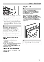 Preview for 15 page of Frigidaire FNGZ60JNPS User Manual