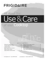 Preview for 1 page of Frigidaire FPCC3085KSA Use & Care Manual