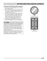 Preview for 13 page of Frigidaire FPIC3677RF Use & Care Manual