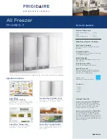 Preview for 1 page of Frigidaire FPUH19D7LF Specifications