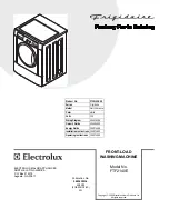 Frigidaire FTF2140E Factory Parts Catalog preview