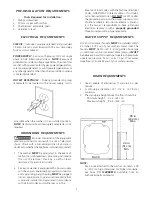 Preview for 2 page of Frigidaire FTF2140F Installation Instructions Manual