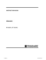 Preview for 1 page of Frigidaire FV 3501 Instruction Book