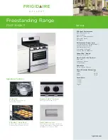 Frigidaire Gallery FGGF3042KF Specifications preview