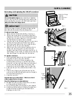 Preview for 35 page of Frigidaire Gallery FGGF3054M Use And Care Manual