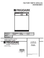 Frigidaire Gallery GLDB653J Factory Parts Catalog preview