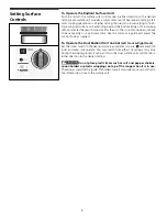 Preview for 8 page of Frigidaire Gallery Professional Series Owner'S Manual