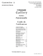 Preview for 25 page of Frigidaire Gallery Professional Series Owner'S Manual