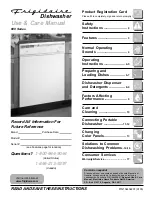 Frigidaire GLDB653AS0 Use And Care Manual preview