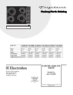 Frigidaire GLEC30S9E - 30 in Smoothtop Electric Cooktop Factory Parts Catalog preview