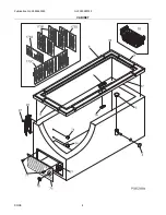 Preview for 4 page of Frigidaire GLFC2528FW - 24.9 cu. Ft. Manual Defrost Chest Freezer Factory Parts Catalog