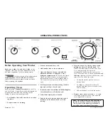 Preview for 1 page of Frigidaire GLTF1240AS0 Operating Instructions