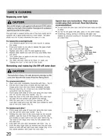 Preview for 20 page of Frigidaire LFGF3020MBA Use & Care Manual