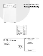 Preview for 1 page of Frigidaire NMWS336F Parts Catalog