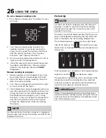 Preview for 26 page of Frigidaire PCFI3668AF Use & Care Manual