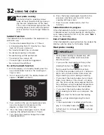 Preview for 32 page of Frigidaire PCFI3668AF Use & Care Manual