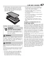 Preview for 47 page of Frigidaire PCFI3668AF Use & Care Manual