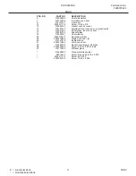 Preview for 11 page of Frigidaire PLCS389C Factory Parts Catalog