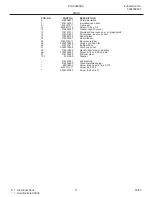 Preview for 11 page of Frigidaire PLCS389D Factory Parts Catalog