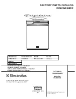 Frigidaire PLDB998C Factory Parts Catalog preview