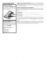 Preview for 2 page of Frigidaire PLEF489ACD Use And Care Manual