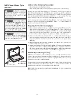 Preview for 15 page of Frigidaire PLEF489ACD Use And Care Manual