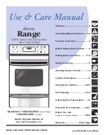 Preview for 1 page of Frigidaire PLEFZ398ECE Use & Care Manual