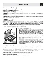 Preview for 23 page of Frigidaire PLES389EC - 30 Inch Slide-In Electric Range Use & Care Manual