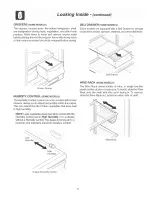 Preview for 11 page of Frigidaire PLHT19WEB6 Use & Care Manual